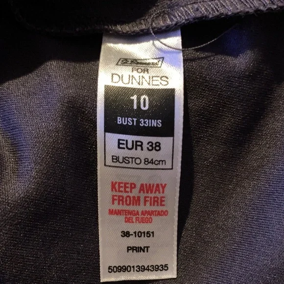 Rare vintage Dunnes Elegant Paisley neck bow dainty 70s style feminine dress 10 - Picture 10 of 11